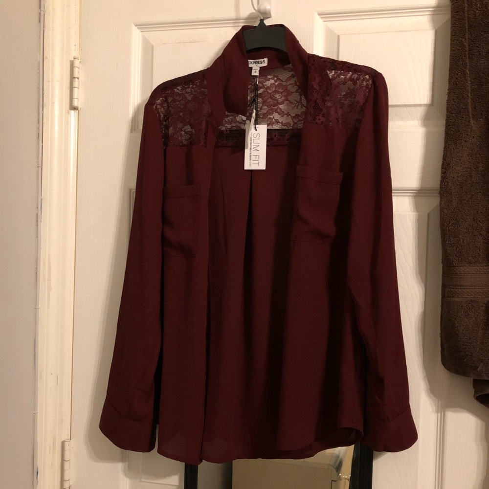 Express Slim Fit Button Up